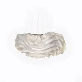Suspension fleurie LED en inox design moderne pour salon