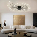 Plafonnier LED design moderne feu d’artifice dimmable pour salon