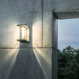 Applique solaire extérieure LED en verre moderne IP65 pour entrée