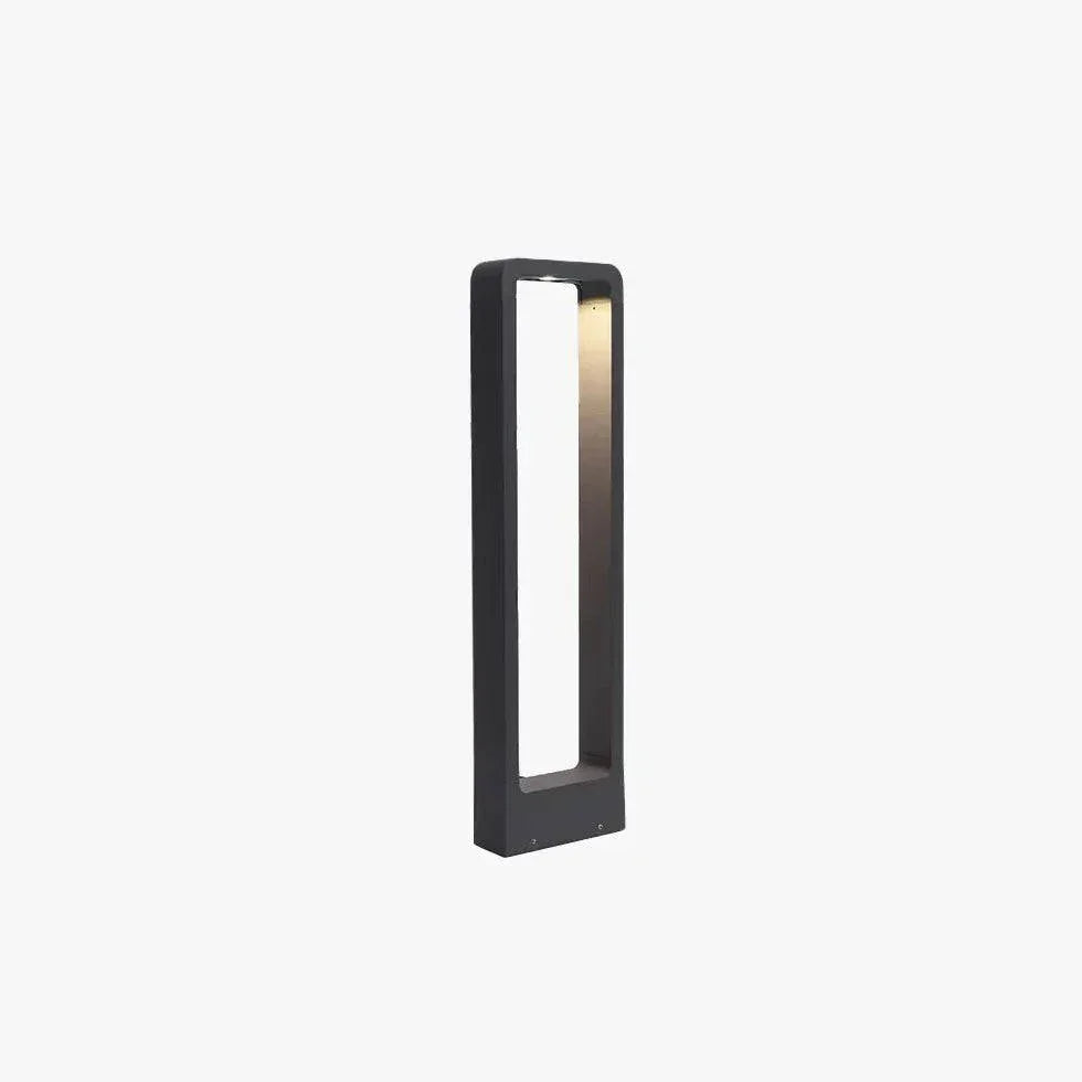 Borne D'Éclairage Led Rectangulaire Blanc Chaud - Lampe Magasin