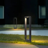 Borne D'Éclairage Led Rectangulaire Blanc Chaud - Lampe Magasin