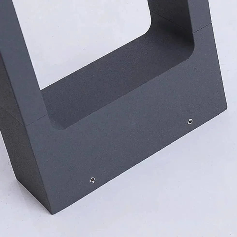 Borne D'Éclairage Led Rectangulaire Blanc Chaud - Lampe Magasin