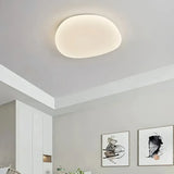 Plafonnier galet blanc LED dimmable moderne pour chambre