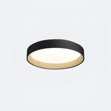 Plafonnier rond scandinave effet bois LED Dimmable pour chambre