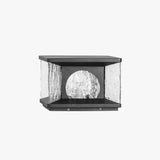 Lampadaire Extérieur À Led En Verre Ondulé - Lampe Magasin