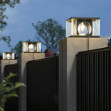 Lampadaire Extérieur À Led En Verre Ondulé - Lampe Magasin