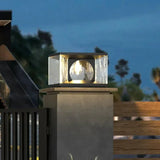 Lampadaire Extérieur À Led En Verre Ondulé - Lampe Magasin