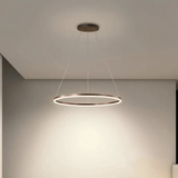 Suspension Anneau LED Minimaliste Aluminium Dimmable Salle À Manger