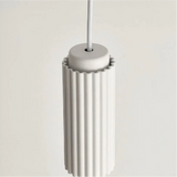 Suspension Colorée Cylindrique Style Scandinave LED Métal Salon