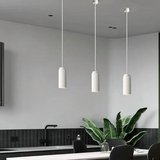 Suspension Colorée Cylindrique Style Scandinave LED Métal Salon