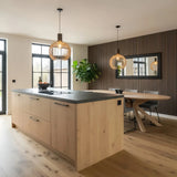 suspension en bois scandinave pour salle à manger