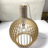 suspension en bois scandinave pour salle à manger