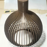 suspension en bois scandinave pour salle à manger