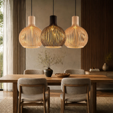 suspension en bois scandinave pour salle à manger