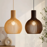 suspension en bois scandinave pour salle à manger