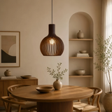 suspension en bois scandinave pour salle à manger