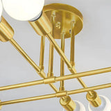 Suspension Dorée En Forme De Branches Pour Salon - Lampe Magasin