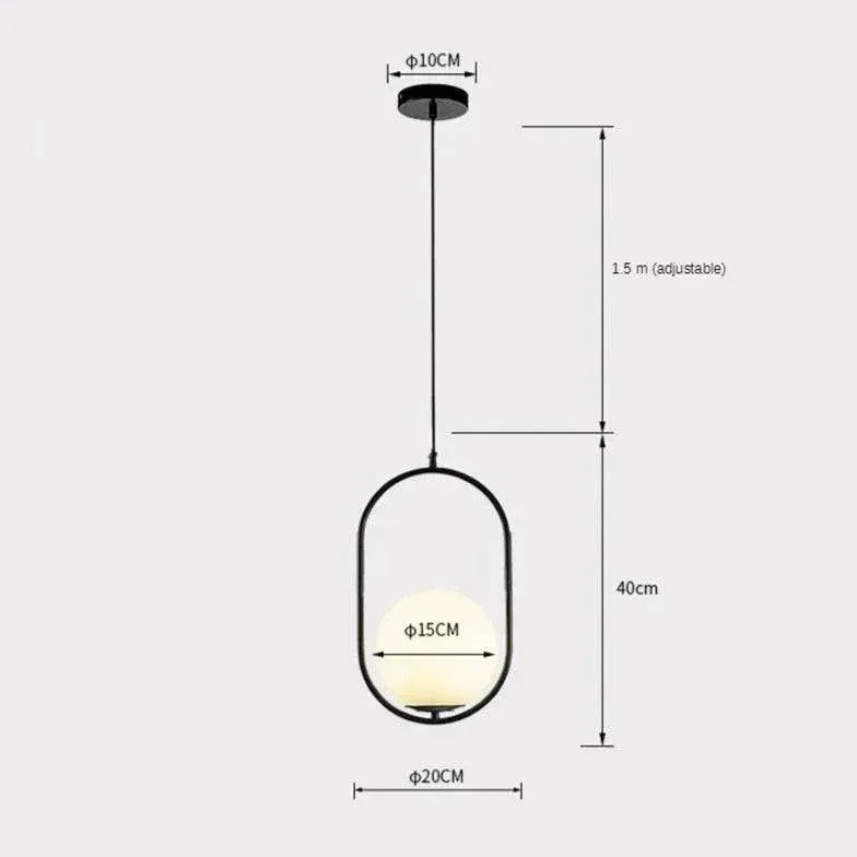 Lustre Design Simple Et Moderne Pour Chambre À Coucher - Lampe Magasin