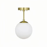 Plafonnier Boule de Verre LED Moderne pour Couloir