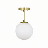 Plafonnier Boule de Verre LED Moderne pour Couloir