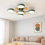 Plafonnier scandinave LED multi têtes dimmable pour salon