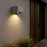 Applique murale extérieure en ciment moderne LED IP65 pour porche