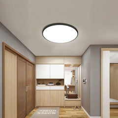Plafonnier rond LED moderne extra-plat IP44 pour salle de bain