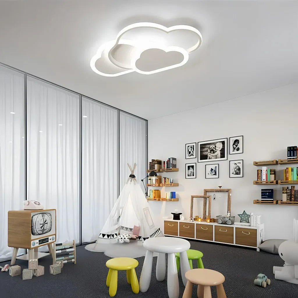 Plafonnier Nuage LED Moderne pour Enfant