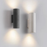 Applique exterieur haut et bas en ciment cylindrique LED moderne IP65