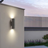 Applique exterieur haut et bas en ciment cylindrique LED moderne IP65