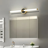 Applique murale LED pour miroir salle de bain moderne longue IP44