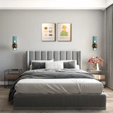 Applique murale double en verre scandinave dimmable pour chevet