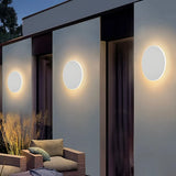 Applique murale extérieure ronde LED moderne IP65 pour porche