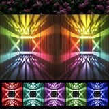Applique murale extérieure solaire décorative design moderne LED IP65 pour jardin