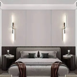 Applique murale linéaire LED dimmable au design moderne pour le salon