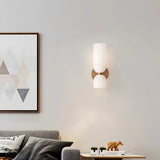 Applique murale double en verre scandinave dimmable pour salon