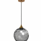 Suspension Boule en Verre Coloré Design Moderne pour Salle à Manger