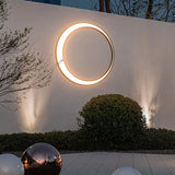 Applique extérieure design moderne lune LED IP65