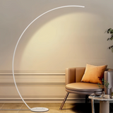 Lampadaire en arc LED minimaliste dimmable pour salon