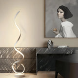 Lampadaire spirale design moderne LED dimmable pour salon