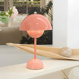 Lampe de table champignon sans fil scandinave LED dimmable pour chevet