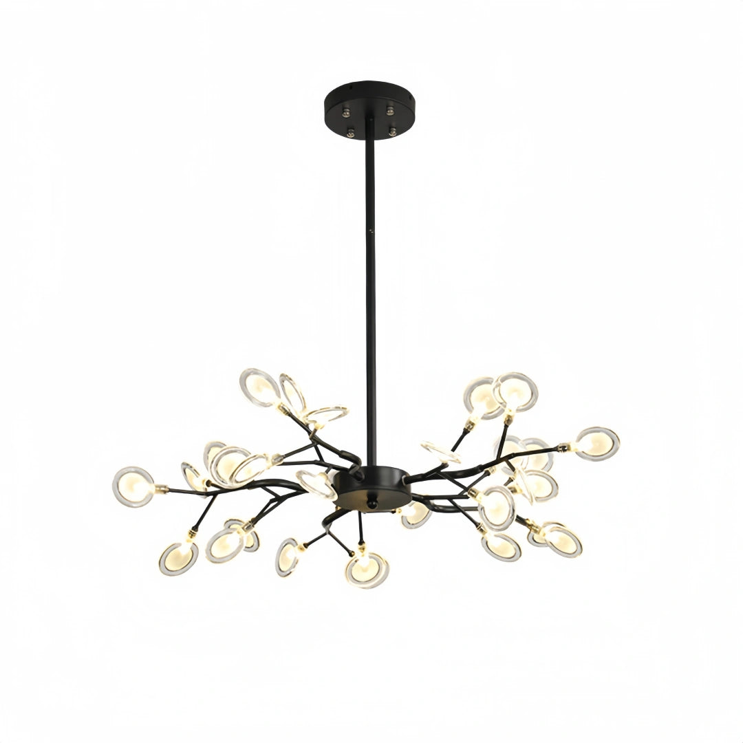 Lustre luciole LED design moderne pour salon
