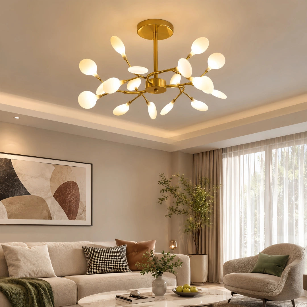 Lustre luciole LED moderne pour salon