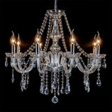 Lustres en cristal transparent style européen pour salon