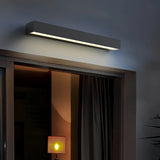 Applique murale extérieure rectangulaire LED moderne en aluminium IP65 pour porche