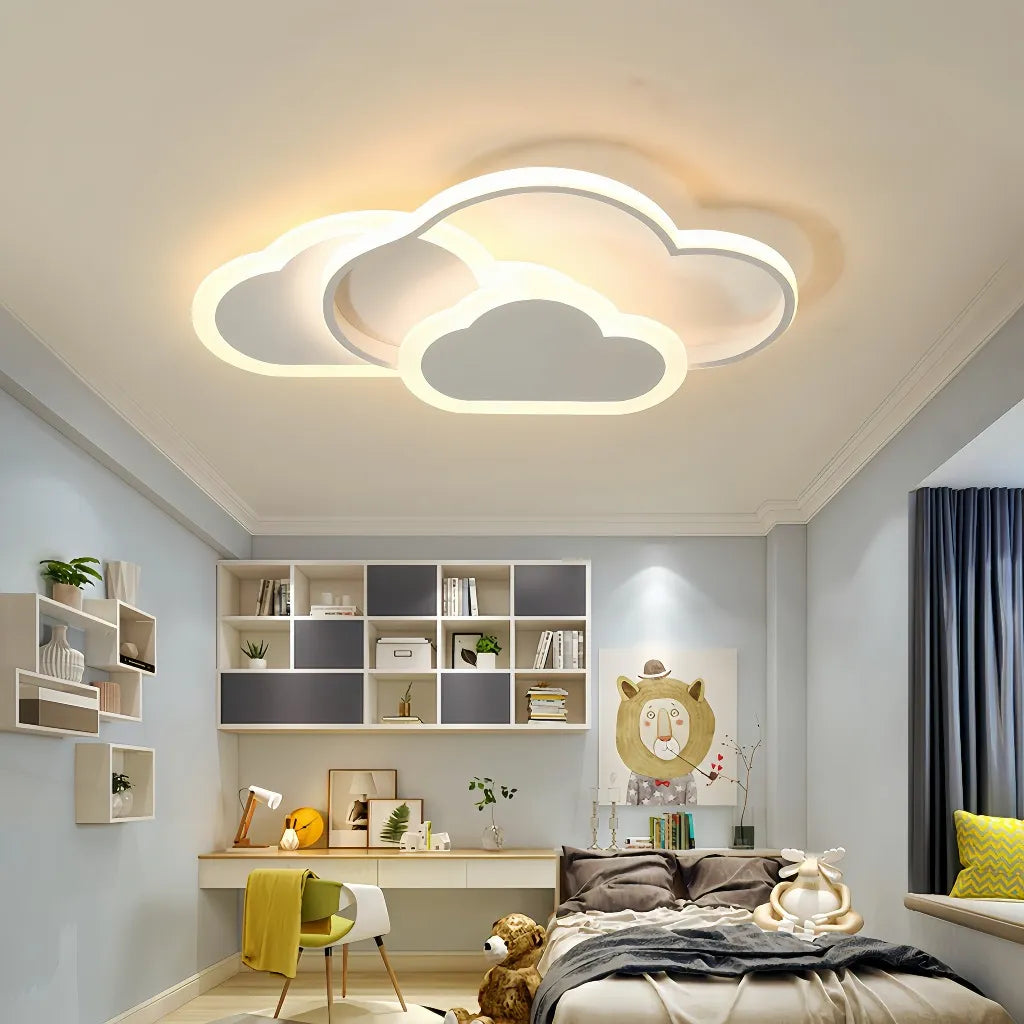 Plafonnier Nuage LED Moderne pour Enfant