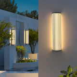 Applique murale exterieure solaire semi cylindrique moderne LED IP65 pour porche