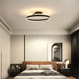 Plafonnier anneau LED design moderne dimmable pour chambre