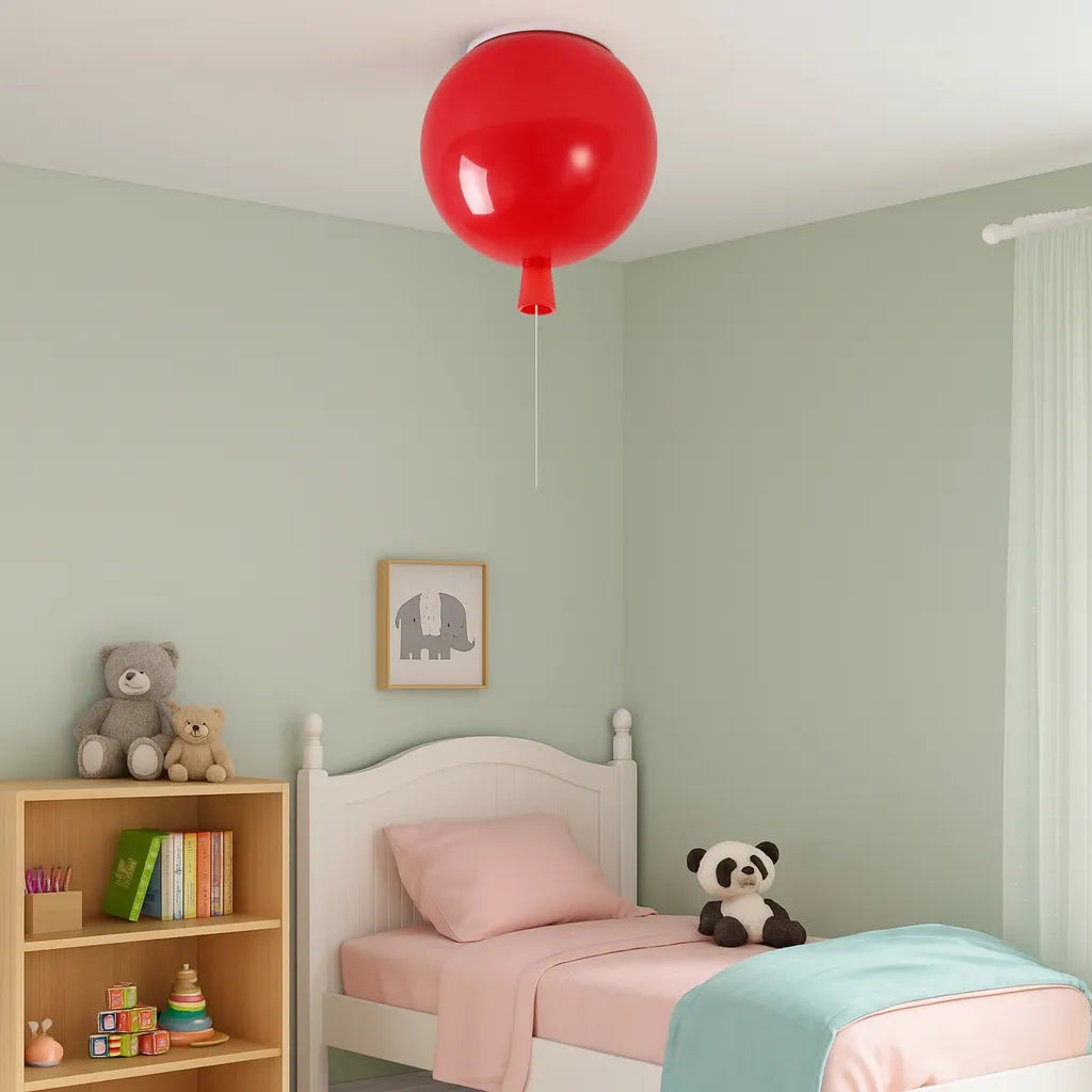 Plafonnier ballon coloré moderne dimmable pour chambre d’enfant