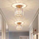 Plafonnier de couloir en cristal LED moderne